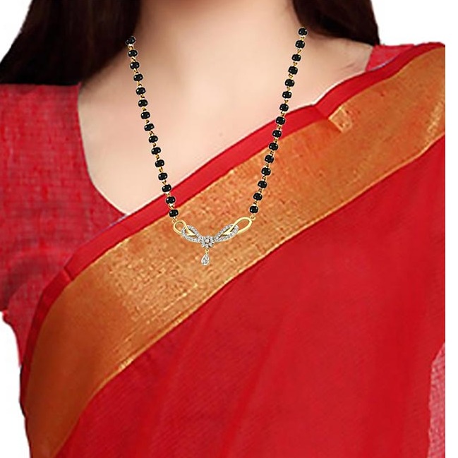 Gold Diamond Mangalsutra - Image 2