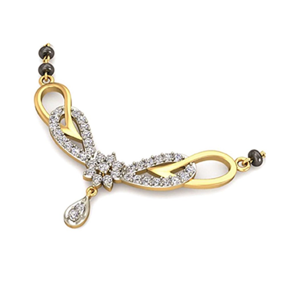 Gold Diamond Mangalsutra