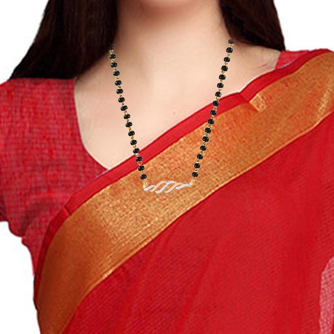 Gold Diamond Mangalsutra - Image 2