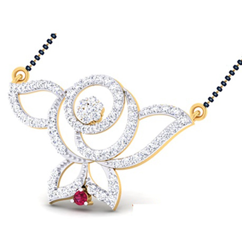 Gold Diamond Mangalsutra