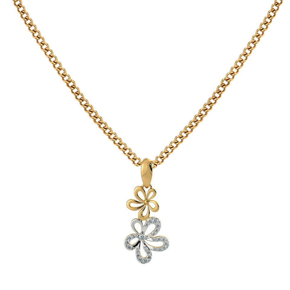 twin Flower Pendant