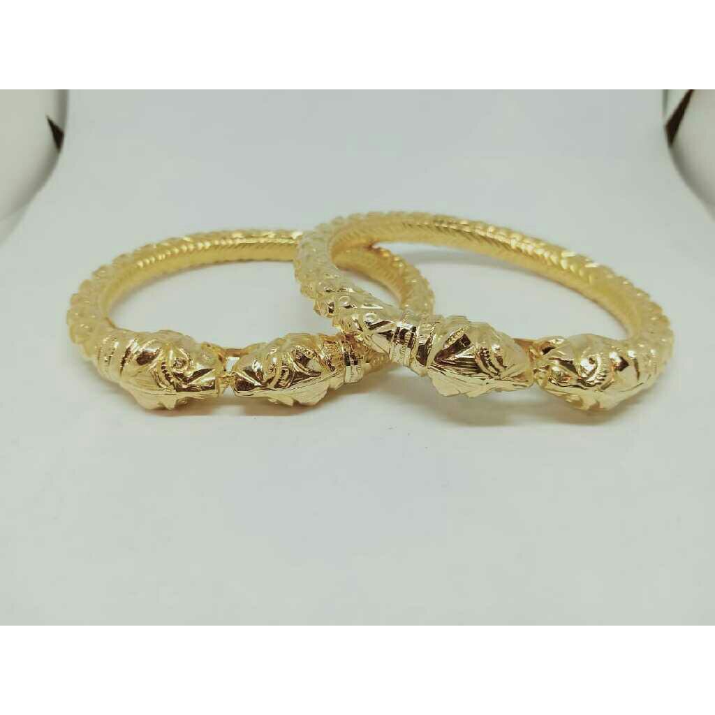 916 Yellow Gold Antique kada
