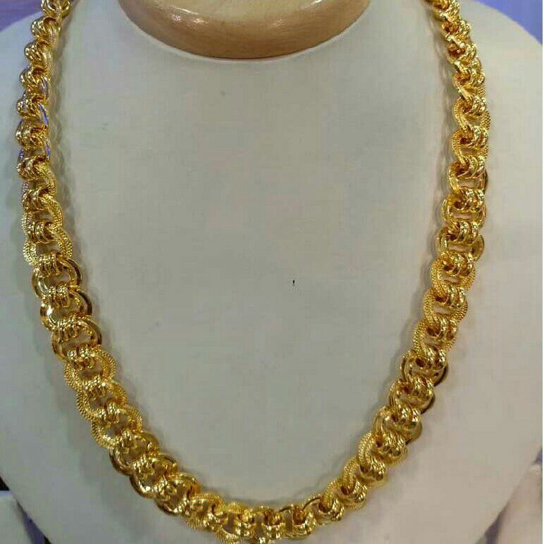 916 Gold Yellow Italian Gents Chain