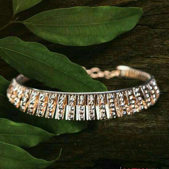18kt Designer Gold Kada For Gents