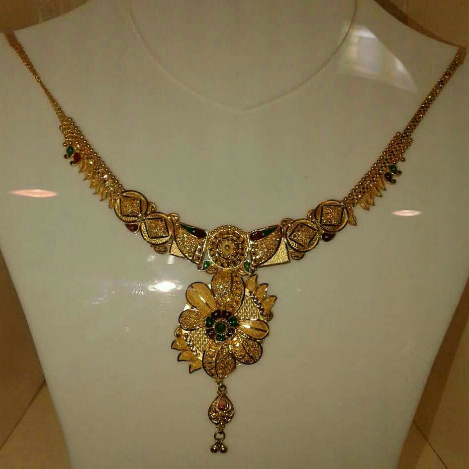 22kt Stylish Gold Necklace