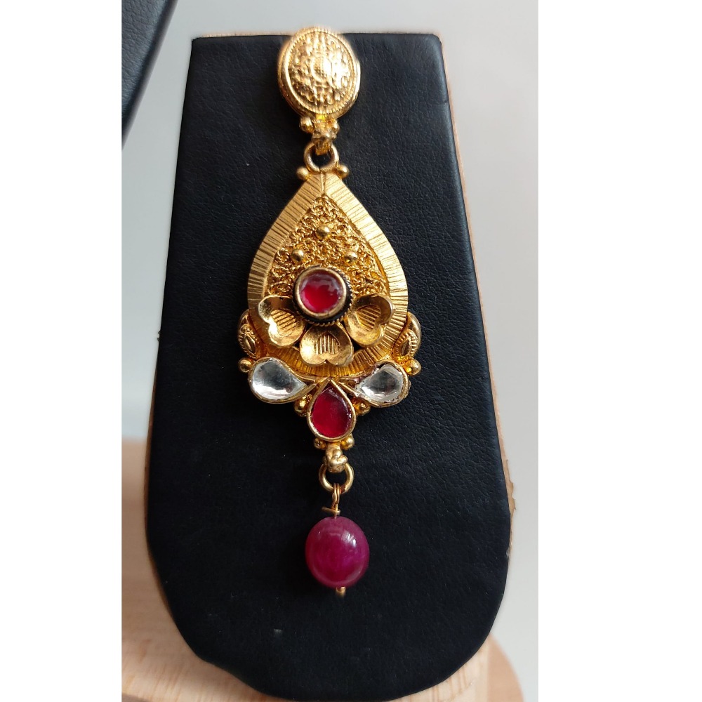 22KT Gold Classic Earring PJ-7850