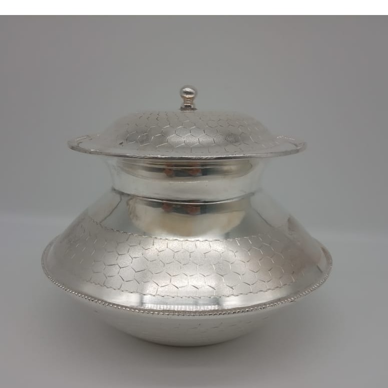 Silver Simple Design Pooja Kalash