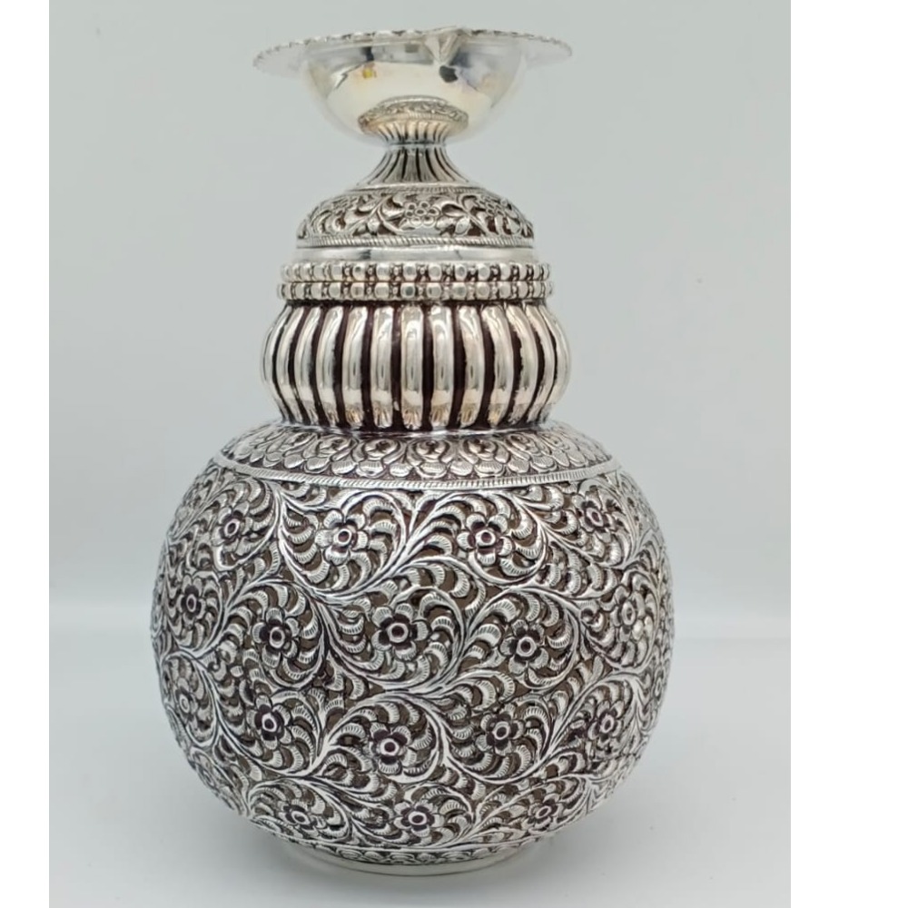 Silver Traditional Design Hallmark Diya
