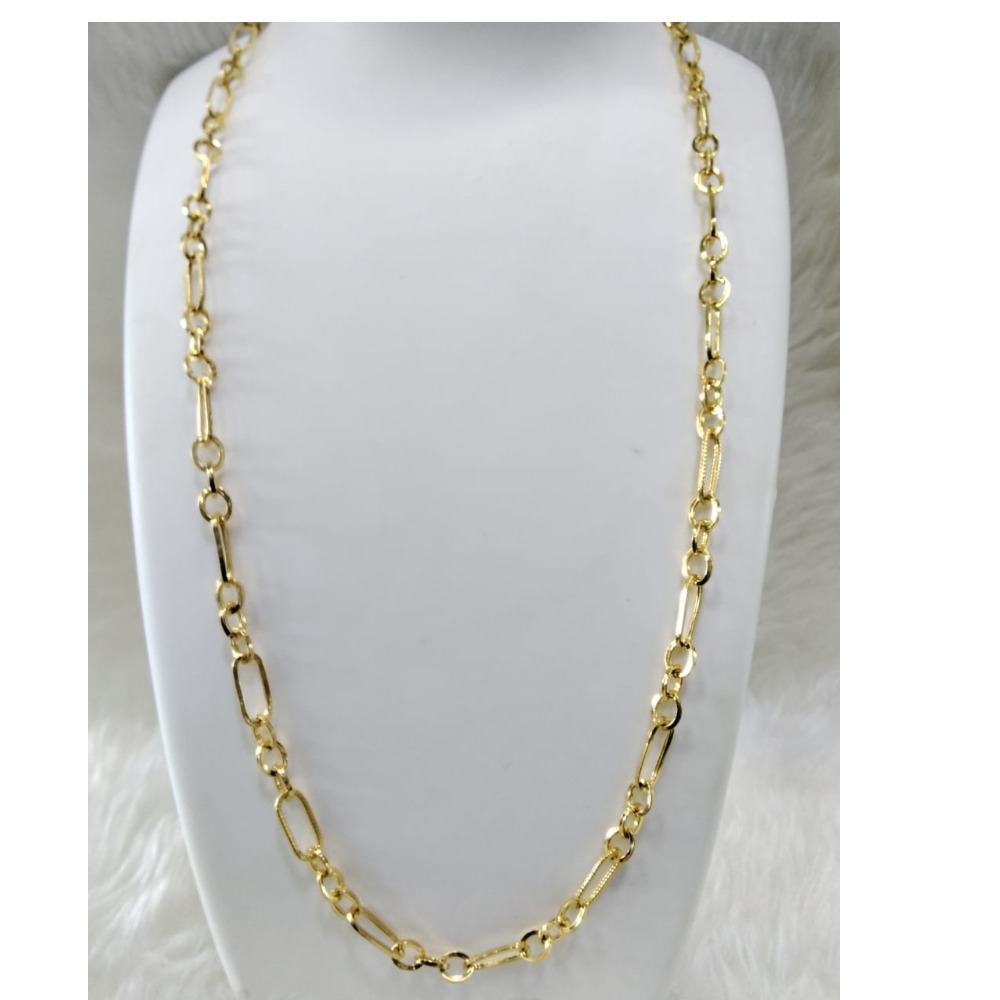 916 Gold Hallmark Light Wight Attractive Design Chain