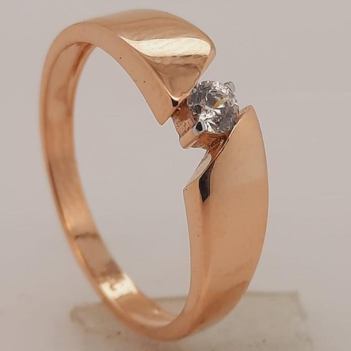 18KT Rose Gold Daily Wear Hallmark Ring