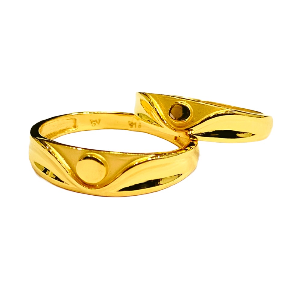 22KT Couple Design Unique Rings