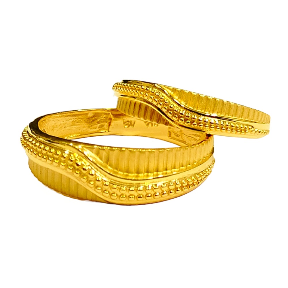 22KT Couple Plain Beautiful Design Rings