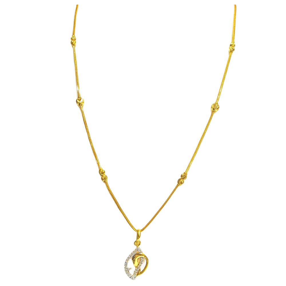 22KT Antique Design Chain Set - Image 2