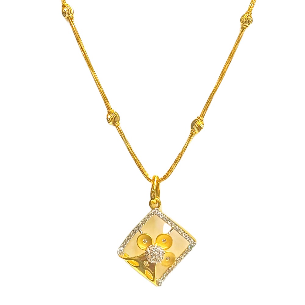 22KT  antique Design Chain Set