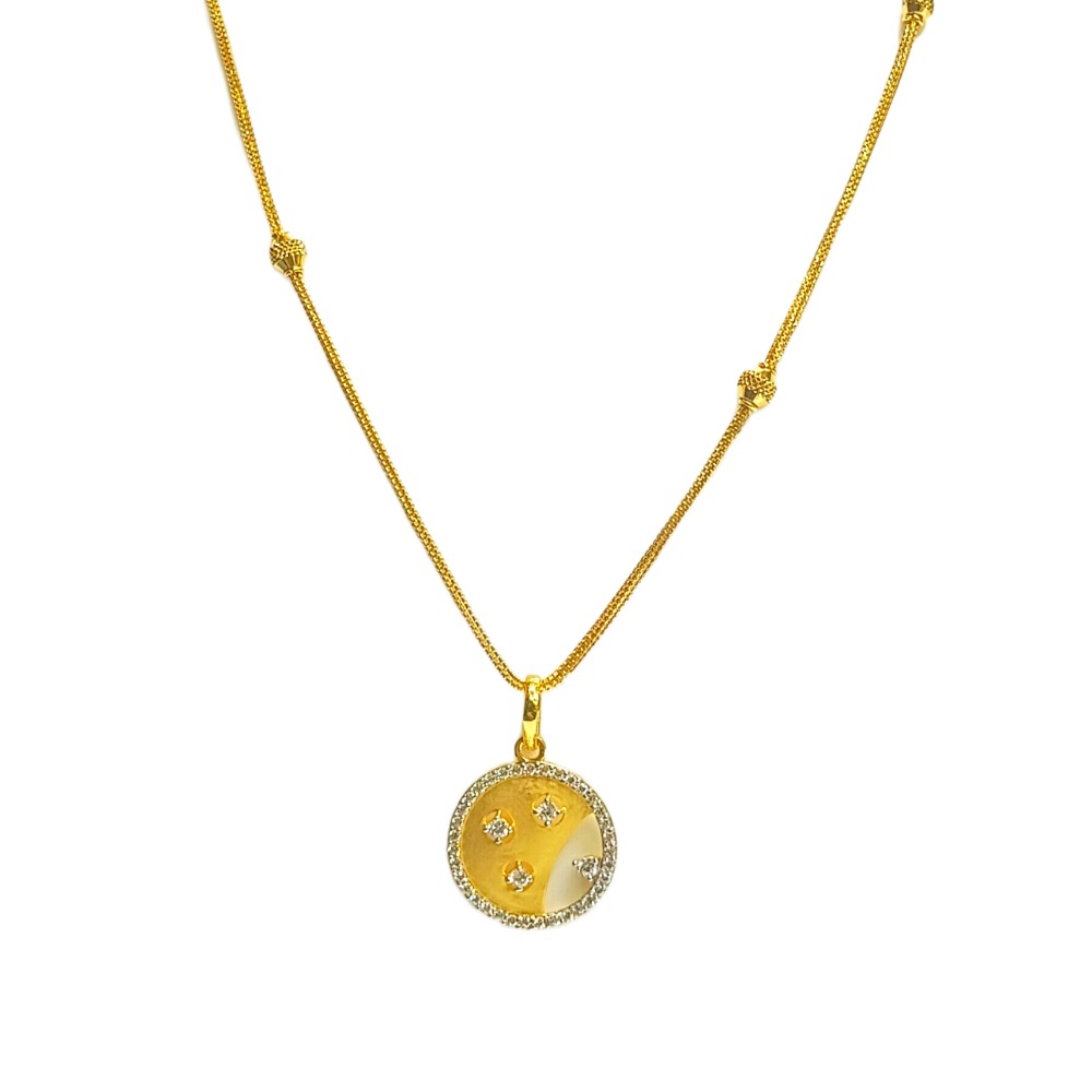 22KT Beautiful Design Chain Set