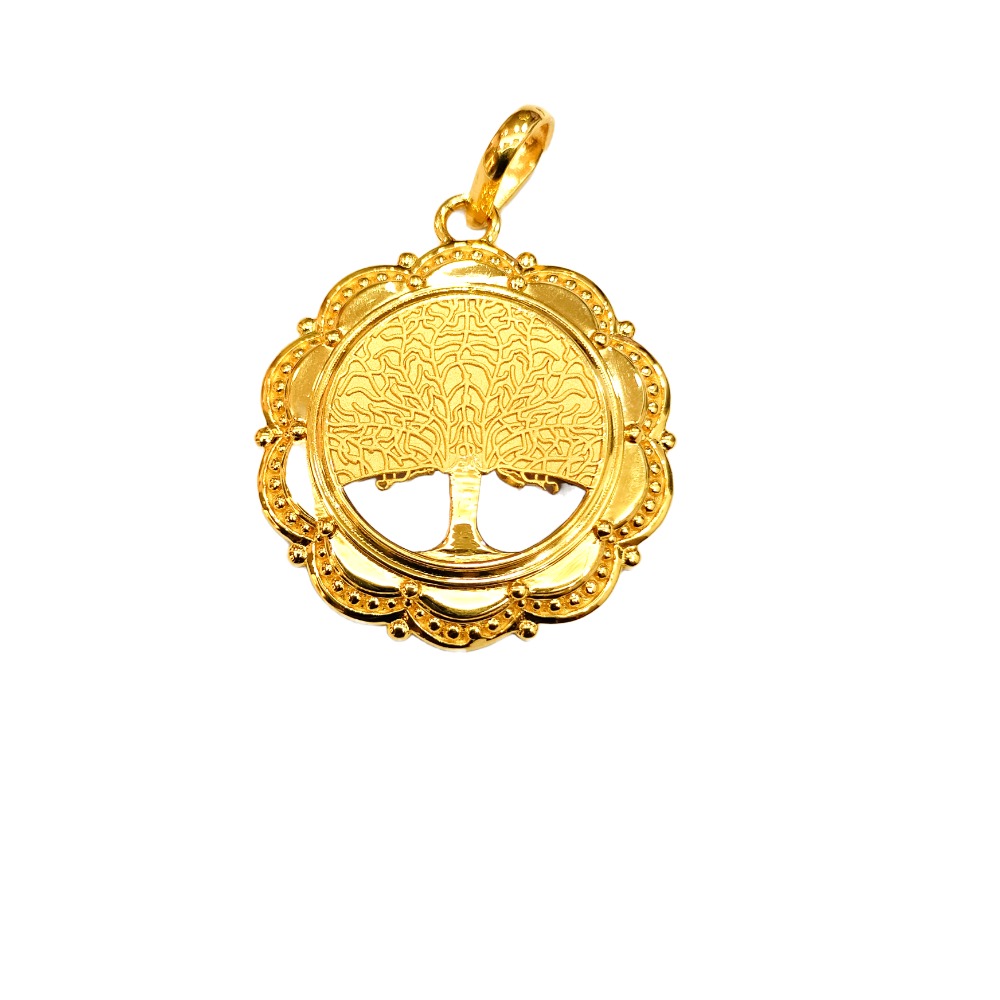 22KT Bahubali Tree Design Pendant