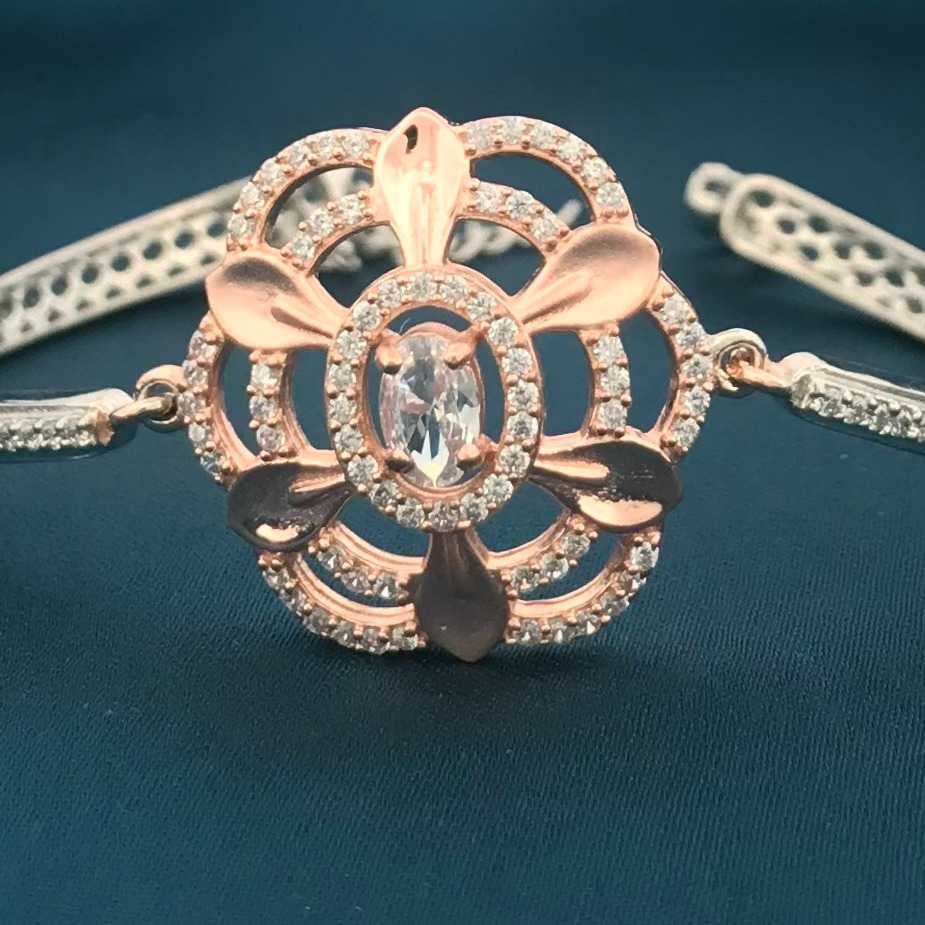 925 silver unique design ladies Kada