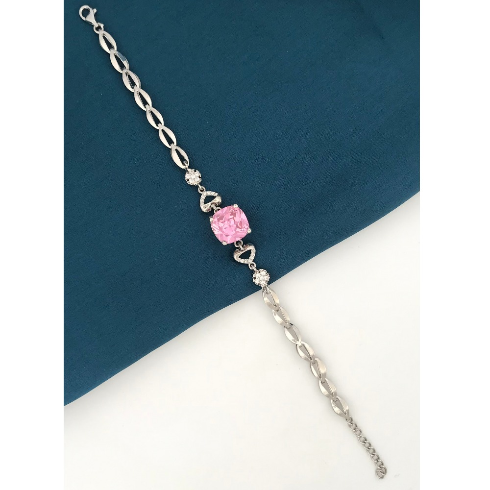 925 Silver Stone Elegant Design Ladies Bracelet - Image 2