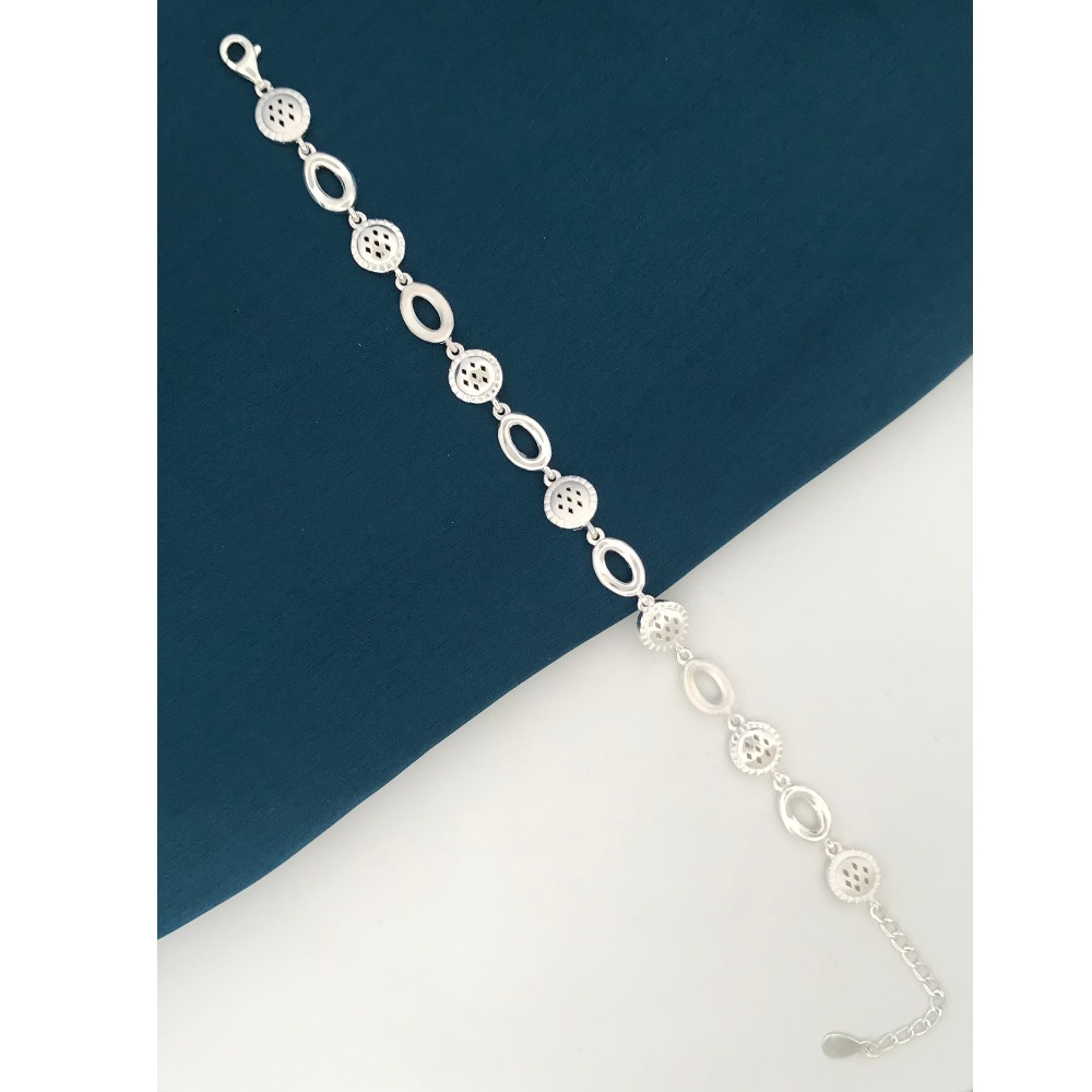 925 Silver Design Ladies Bracelet - Image 2