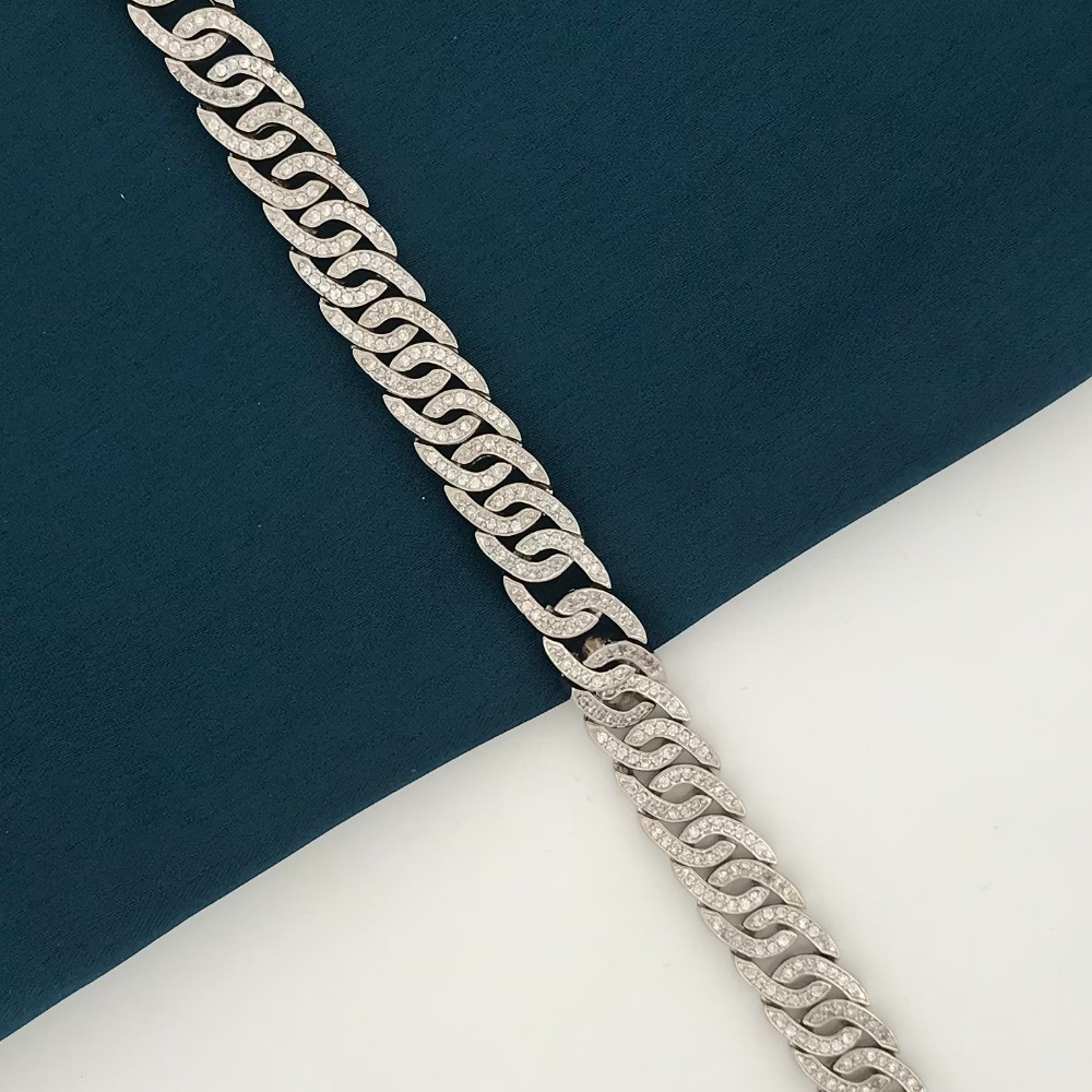 925 silver unique design gents bracelet