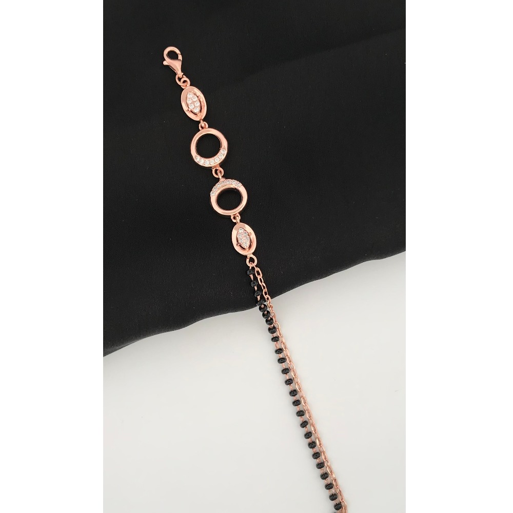 925 Silver Unique Design Mangalsutra Bracelet - Image 2