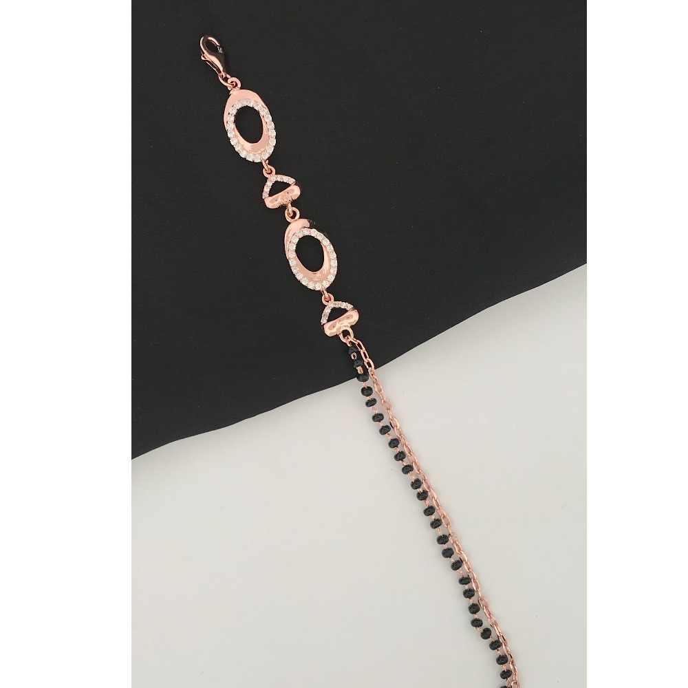 925 Silver Beautiful Design Mangalsutra Bracelet - Image 2