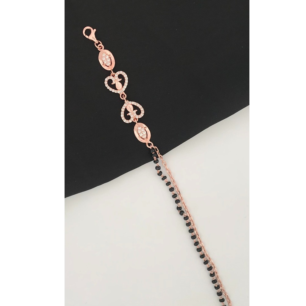 925 Silver Elegant Design Mangalsutra Bracelet - Image 2