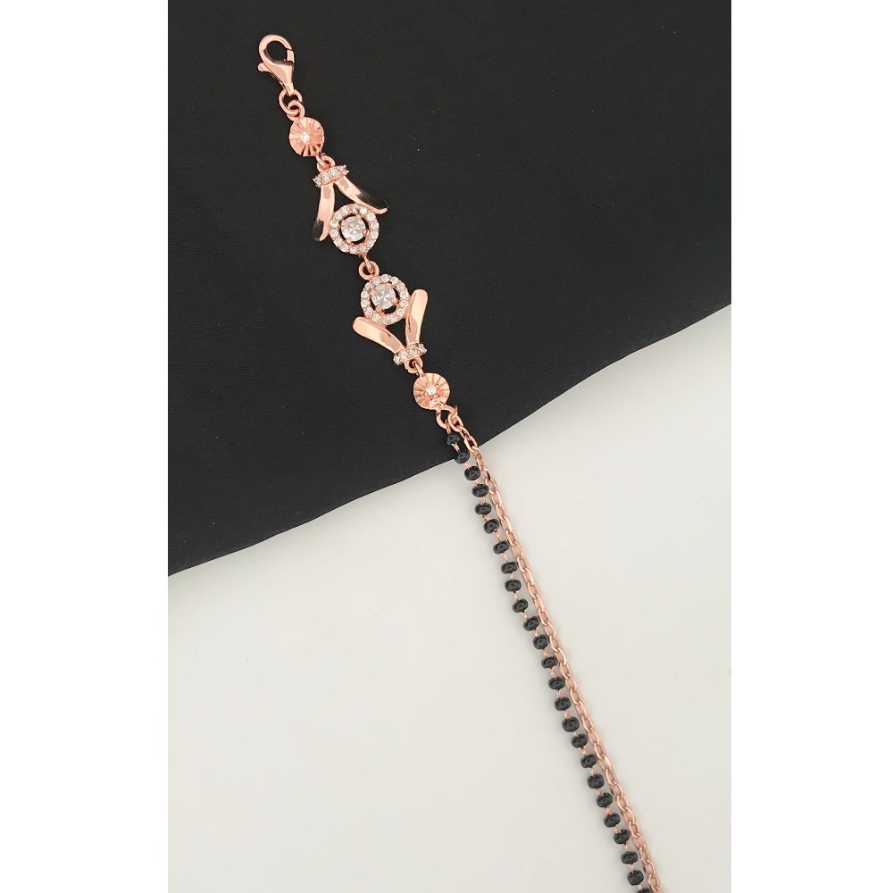 925 Silver Elegant Design Mangalsutra Bracelet - Image 2