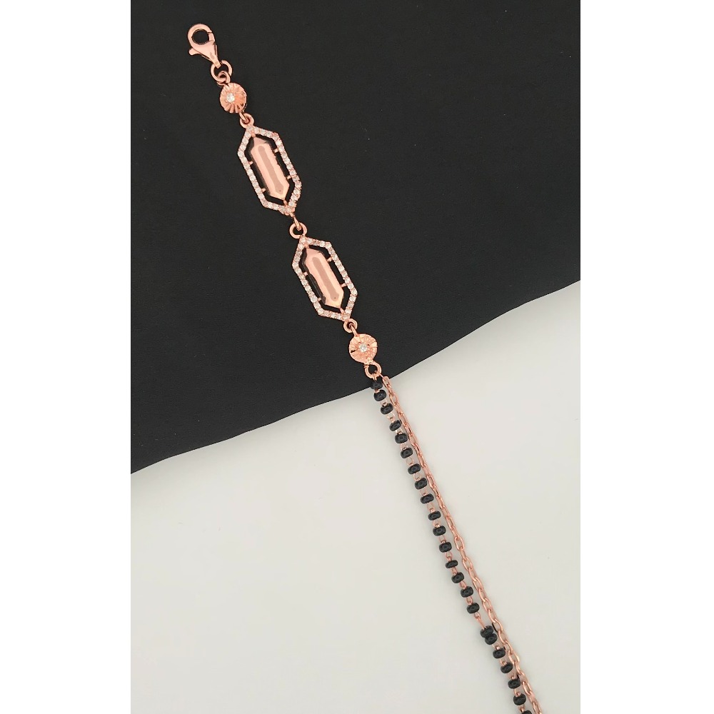 925 Silver Design Mangalsutra Bracelet - Image 2