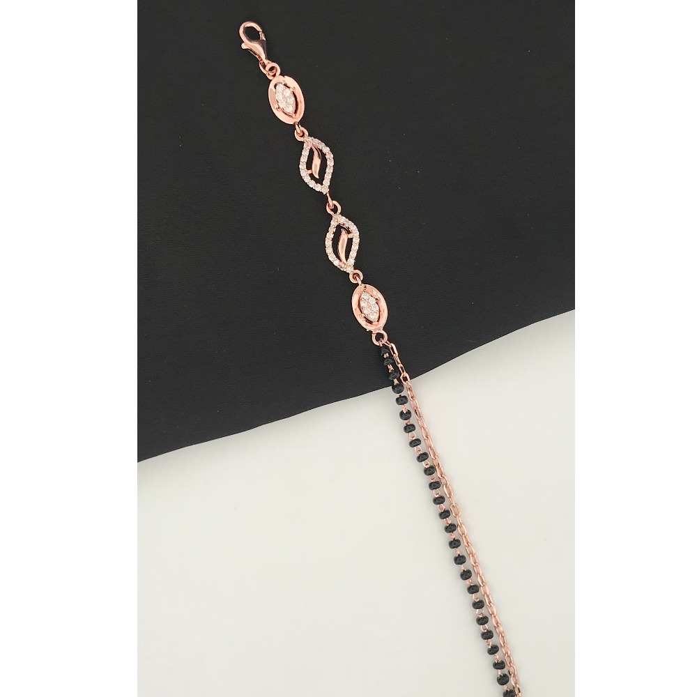 925 Silver Unique Design Mangalsutra Bracelet - Image 2