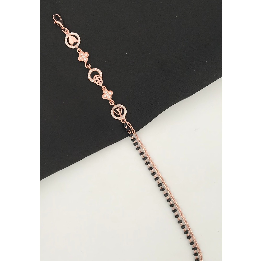 925 Silver Designer Mangalsutra Bracelet - Image 2