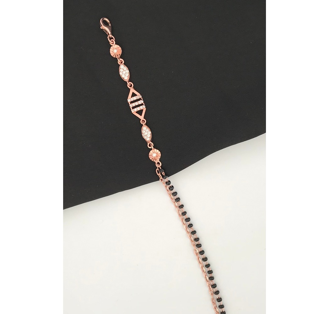 925 Silver Elegant Design Mangalsutra Bracelet - Image 2
