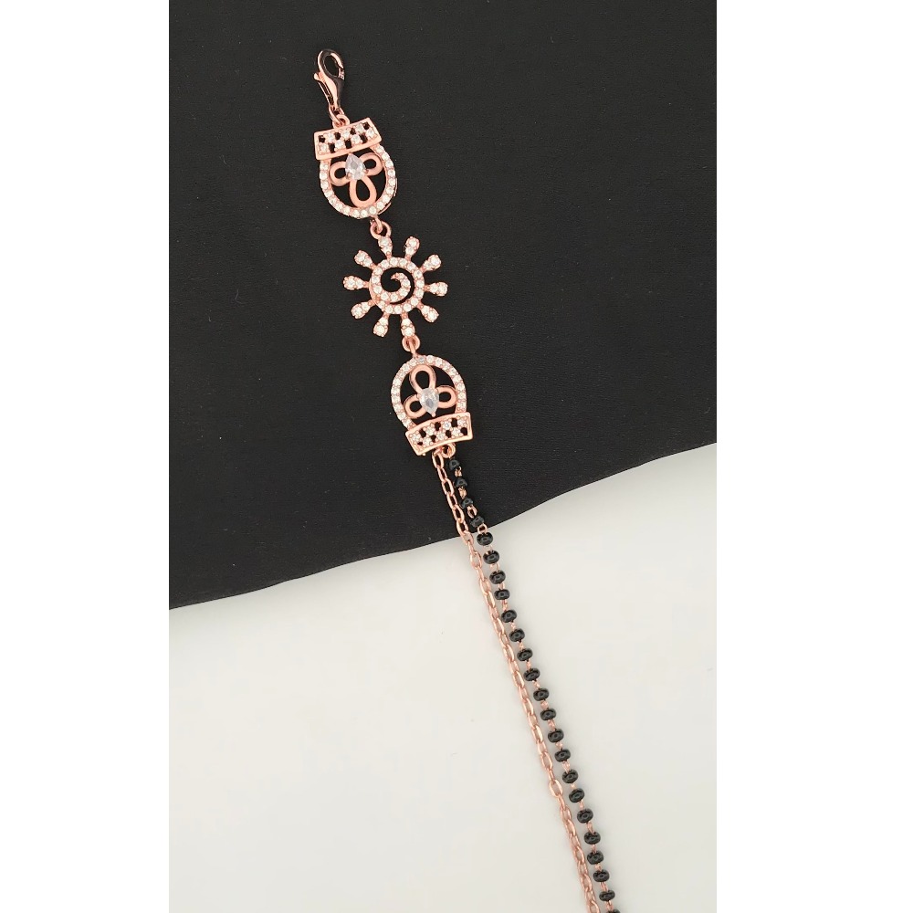 925 Silver Elegant Design Mangalsutra Bracelet - Image 2