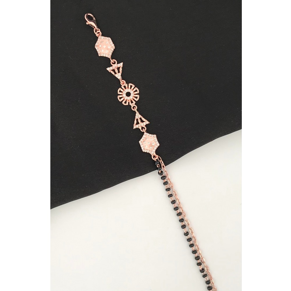 925 Silver Beautiful Mangalsutra Bracelet - Image 2