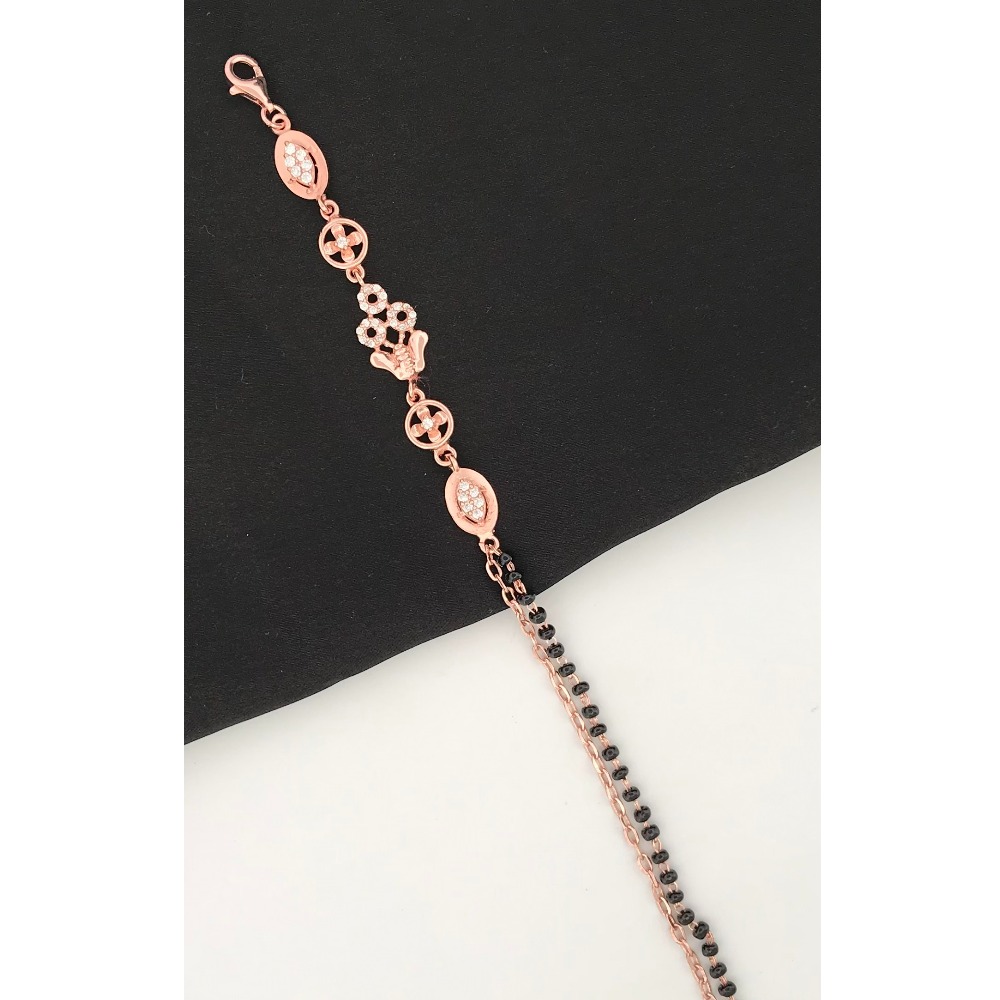 925 Silver Elegant Design Mangalsutra Bracelet - Image 2