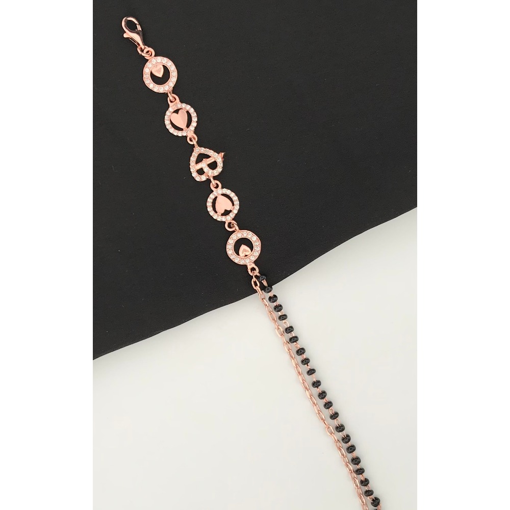 925 Silver Elegant Mangalsutra Bracelet - Image 2