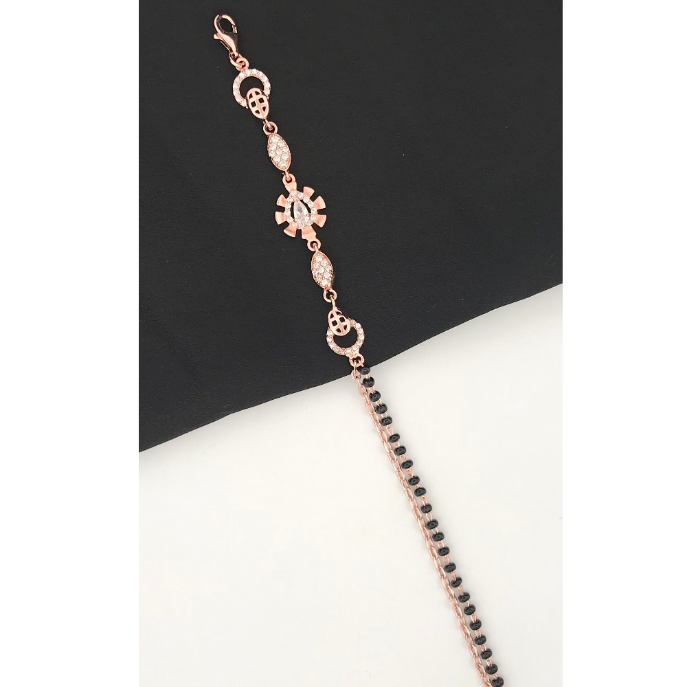 925 Silver Designer Mangalsutra Bracelet - Image 2