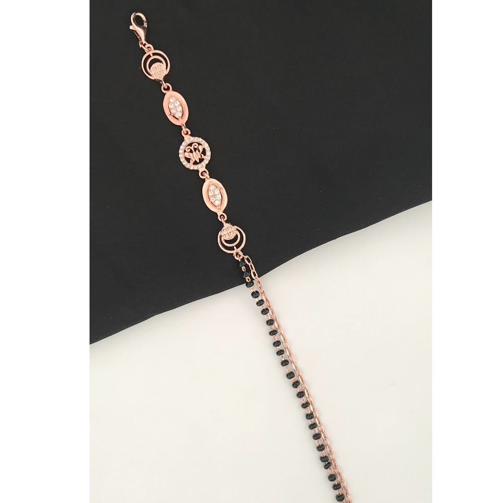 925 Silver Design Mangalsutra Bracelet - Image 2