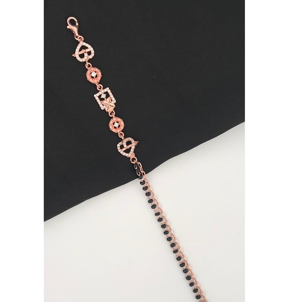 925 Silver Elegant Design Mangalsutra Bracelet - Image 2