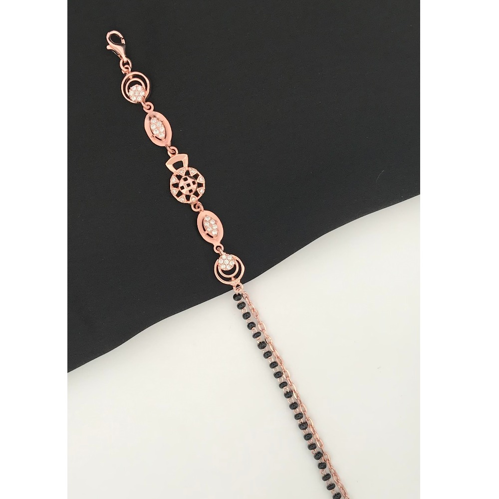 925 Silver Designer Mangalsutra Bracelet - Image 2