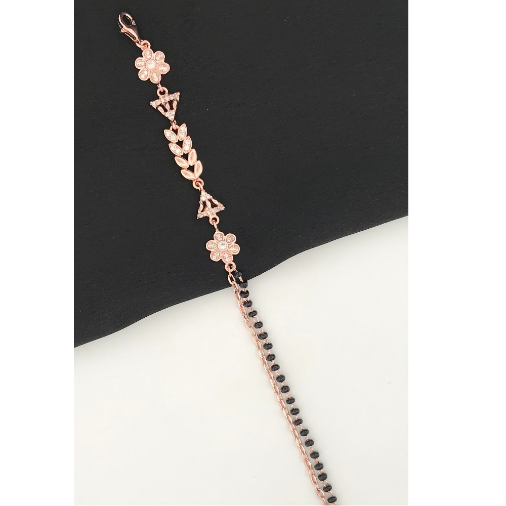 925 Silver Designer Mangalsutra Bracelet - Image 2