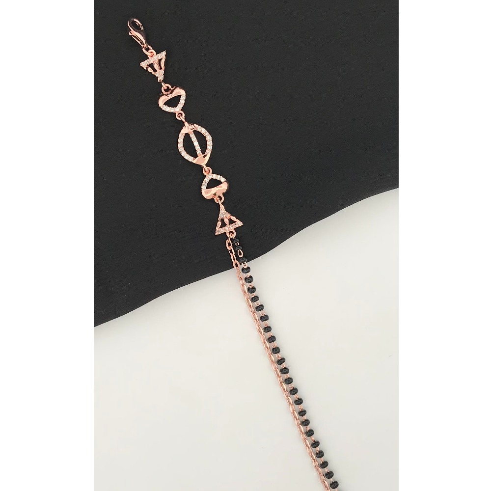 925 Silver Elegant Design Mangalsutra Bracelet - Image 2