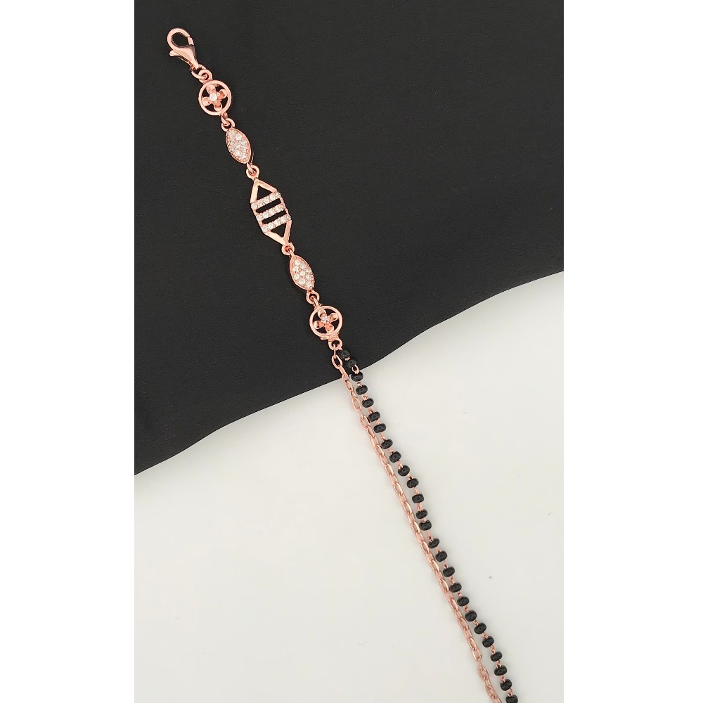 925 Silver Unique Design Mangalsutra Bracelet - Image 2