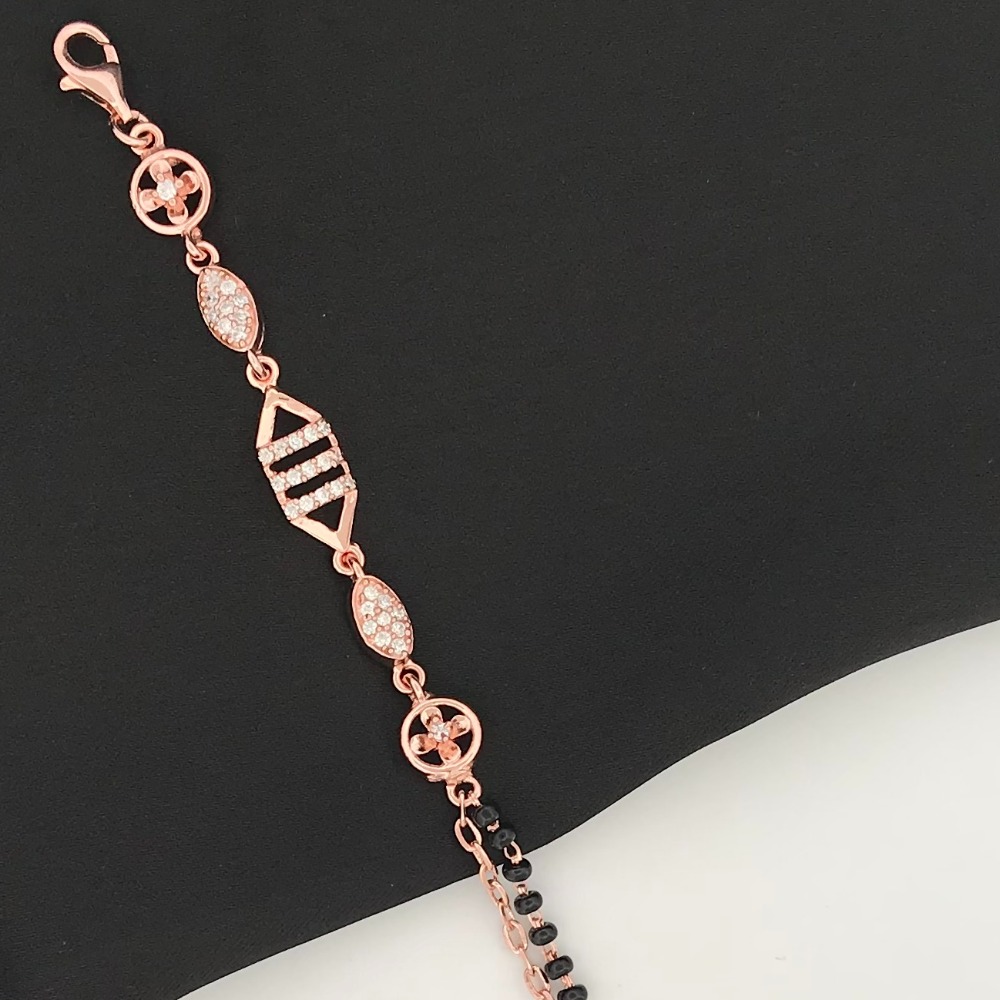 925 Silver Unique Design Mangalsutra Bracelet