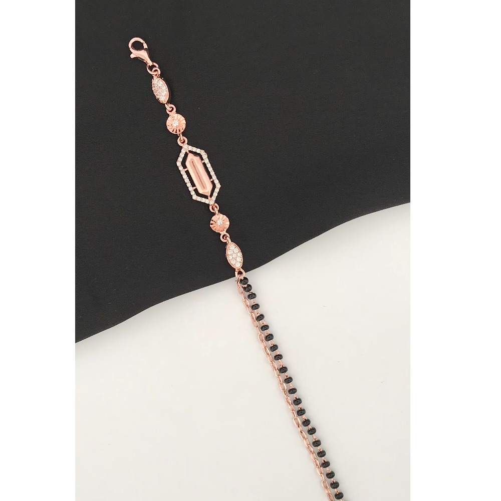 925 Silver Unique Design Mangalsutra Bracelet - Image 2