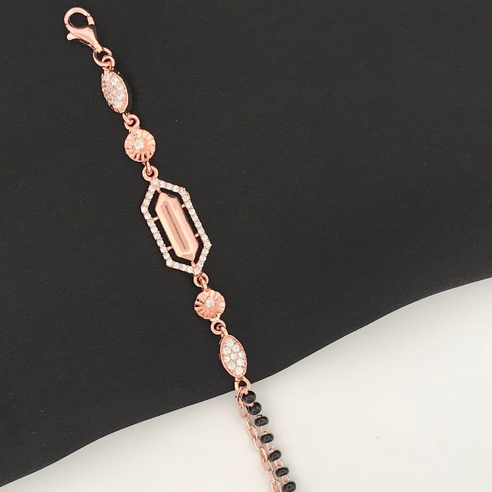 925 Silver Unique Design Mangalsutra Bracelet