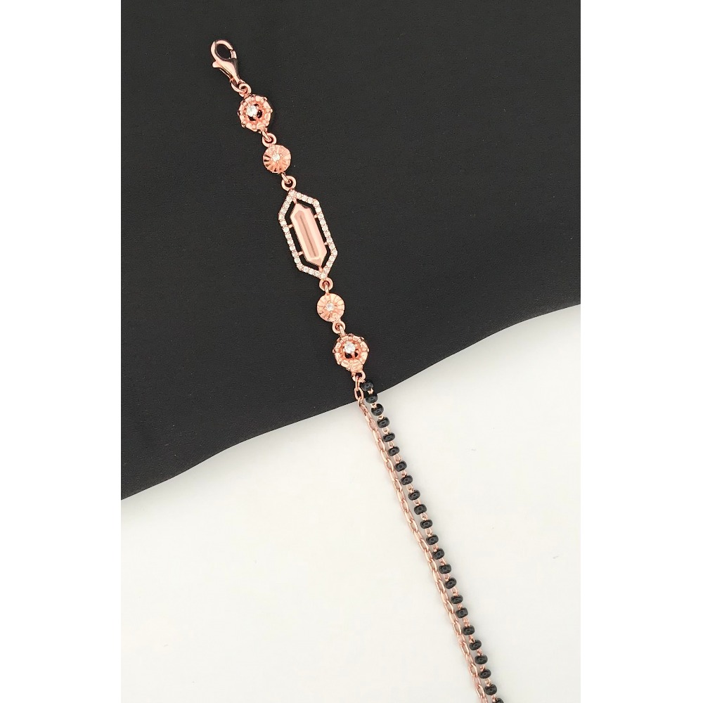 925 Silver Design Mangalsutra Bracelet - Image 2