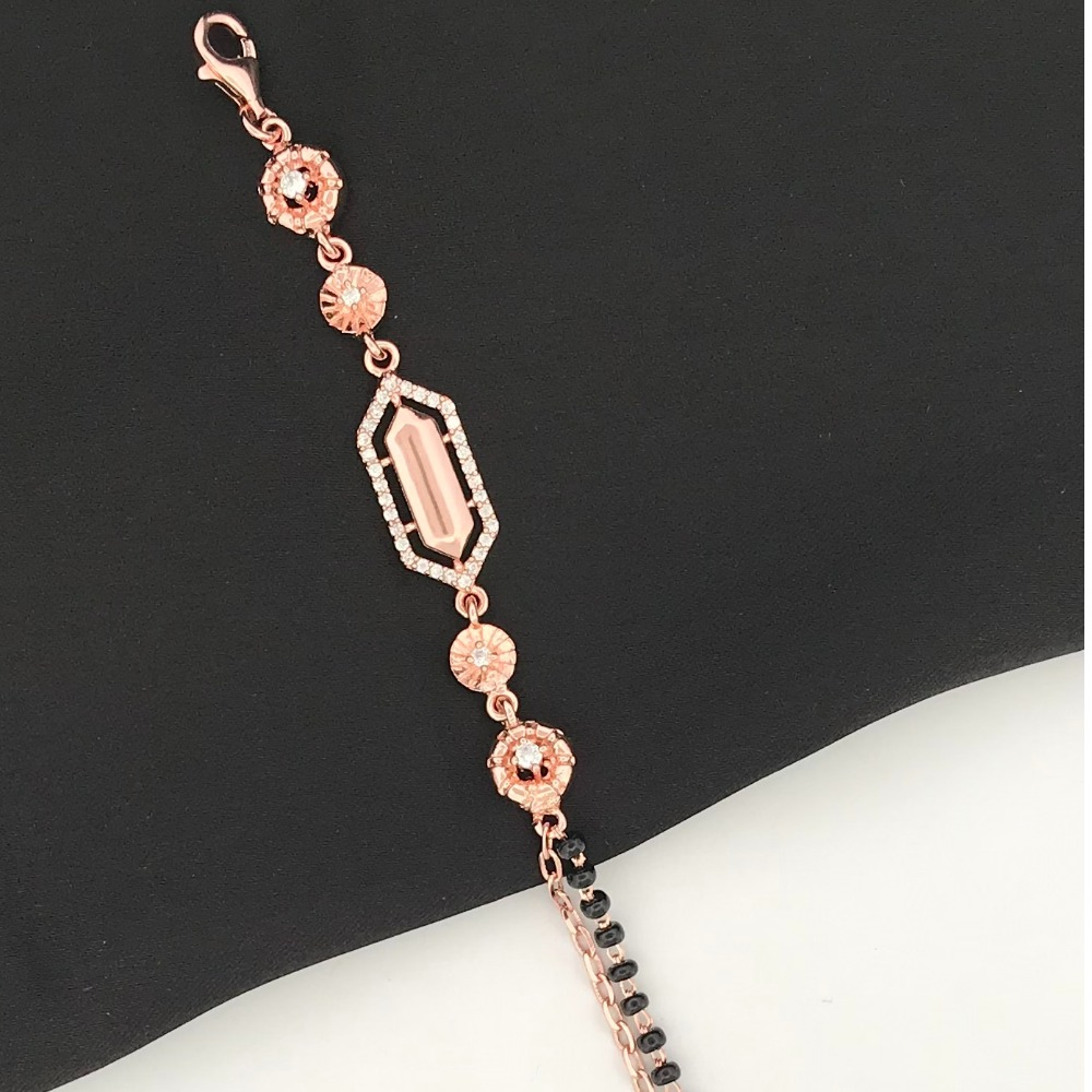 925 Silver Design Mangalsutra Bracelet