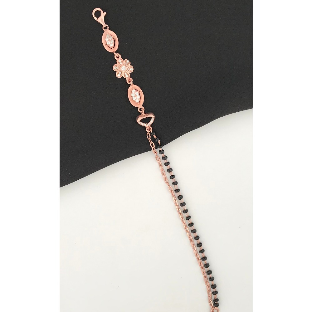 925 Silver Elegant Design Mangalsutra Bracelet - Image 2