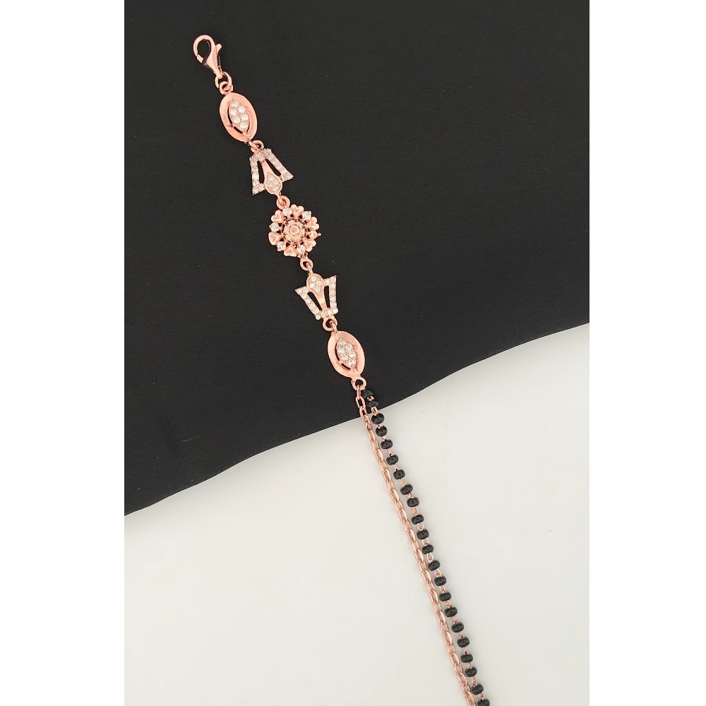 925 Silver Unique Design Mangalsutra Bracelet - Image 2